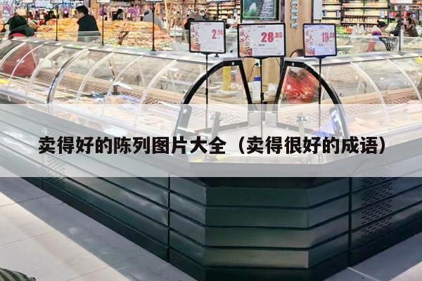 卖得好的陈列图片大全（卖得很好的成语）